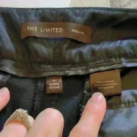 Limited Black Drew Fit Straight Leg Pants - Picture 4 of 6